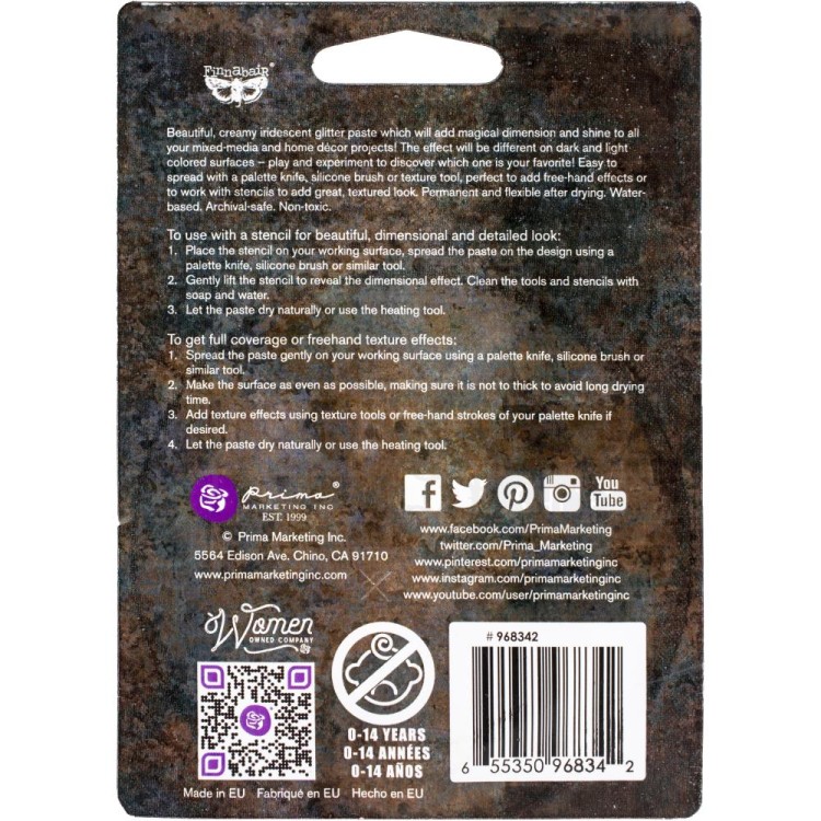 Pasta Art Extravagance Effect Paste Phoenix 100ml Finnabair 968342 Prima 2