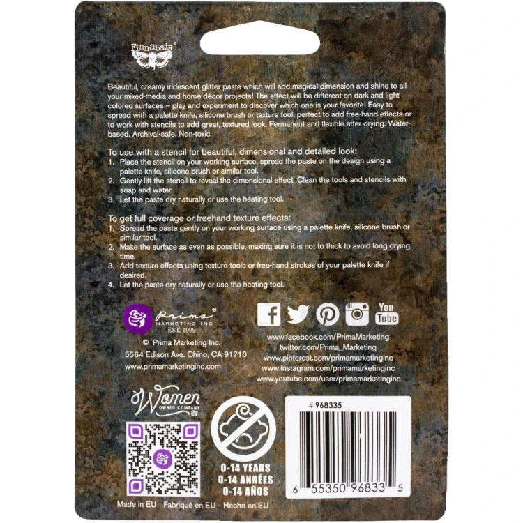 Pasta Art Extravagance Effect Paste Mermaid 100ml Finnabair 968335 Prima 2