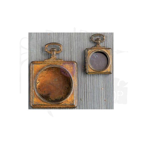 Ozdoby metalowe koperty zegarków Finnabair Mechanicals Metal Embellishments Pocket Watches 963347 Prima 2