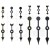 Ozdoby metalowe wskazowki Idea-Ology Metal Game Spinners TH92717 Tim Holtz 2