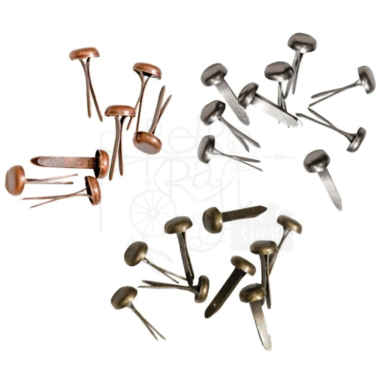 Ozdoby metalowe ćwieki Idea-Ology Metal Long Paper Fasteners TH92703 Tim Holtz 2
