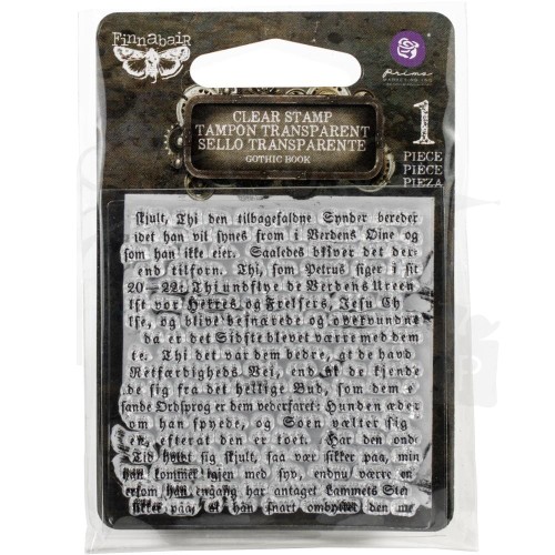 Stempel akrylowy 6x6cm Gothic Book Finnabair 966966 Prima 1