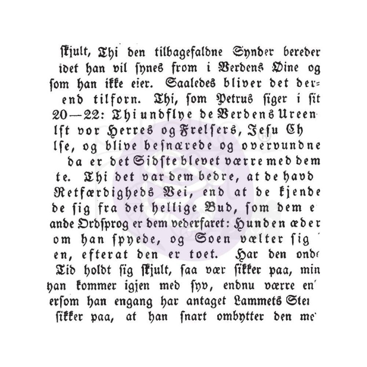 Stempel akrylowy 6x6cm Gothic Book Finnabair 966966 Prima 2