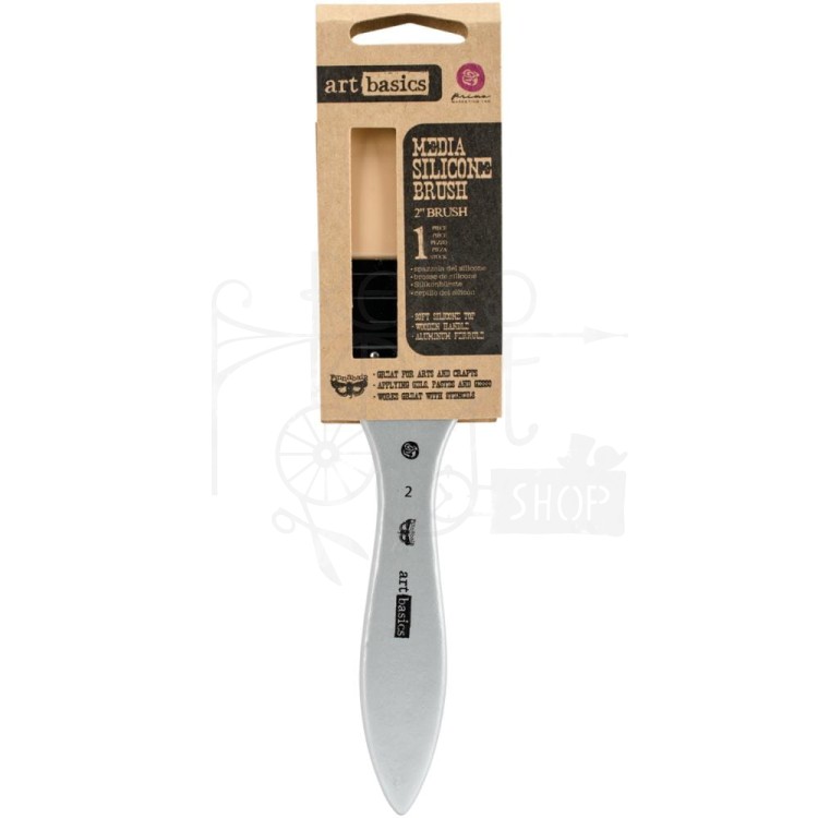 Pędzel silikonowy - Media Silicone Brush 2" Finnabair 963880 Prima 1