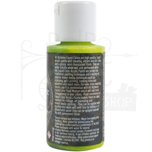 Farba Liquid Acrylic Lime Green Finnabair 30ml 968267 Prima 2