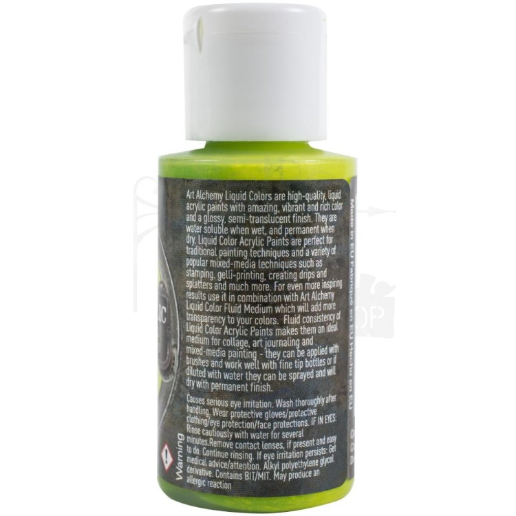 Farba Liquid Acrylic Lime Green Finnabair 30ml 968267 Prima 2