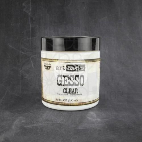 Gesso przeźroczyste Finnabair Art Basics Gesso Clear 250ml 961466 Prima