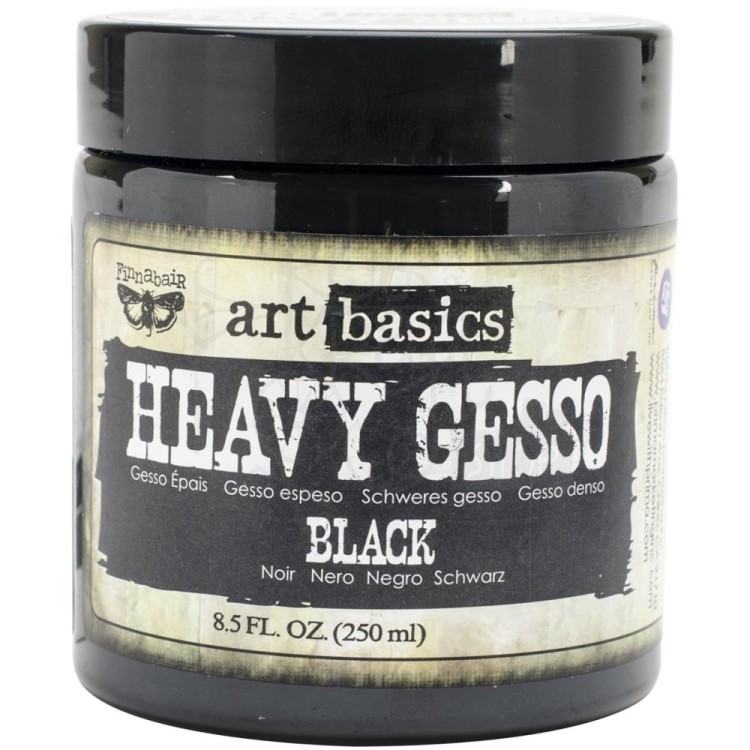 Gesso czarne Finnabair Art Basics Gesso Black 250ml 961459 Prima 1