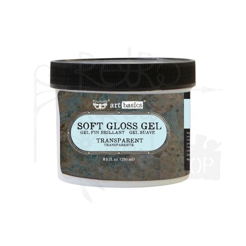 Żel soft przeźroczysty Finnabair Art Basics Soft Gloss Gel Transparent 250ml 961435 Prima 1