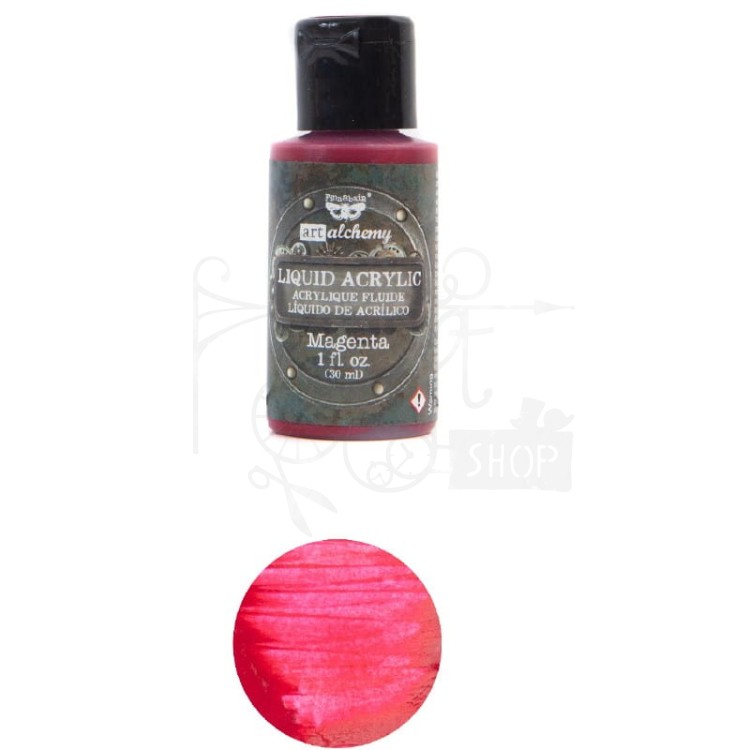 Farba Liquid Acrylic Magenta Finnabair 30ml 967260 Prima