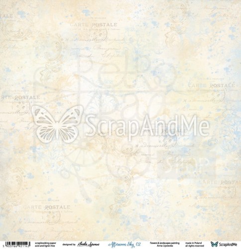 Papier 30x30 Afternoon Sky 01/02 AS-01/02 ScrapAndMe