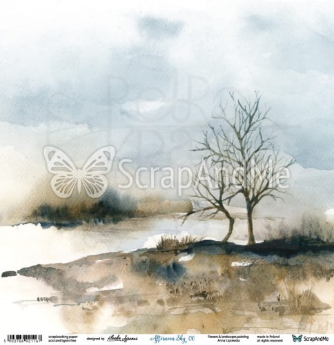 Papier 30x30 Afternoon Sky 05/06 AS-05/06 ScrapAndMe