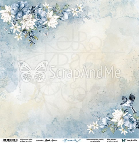 Papier 30x30 Afternoon Sky 05/06 AS-05/06 ScrapAndMe