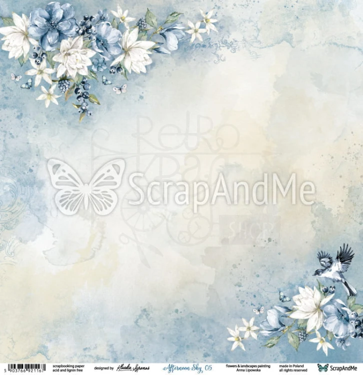 Papier 30x30 Afternoon Sky 05/06 AS-05/06 ScrapAndMe