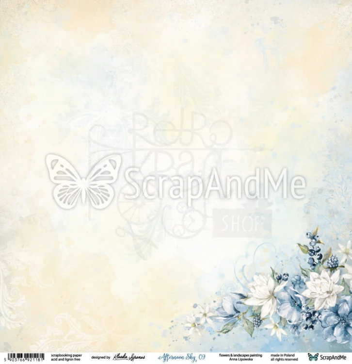 Papier 30x30 Afternoon Sky 09/10 AS-09/10 ScrapAndMe