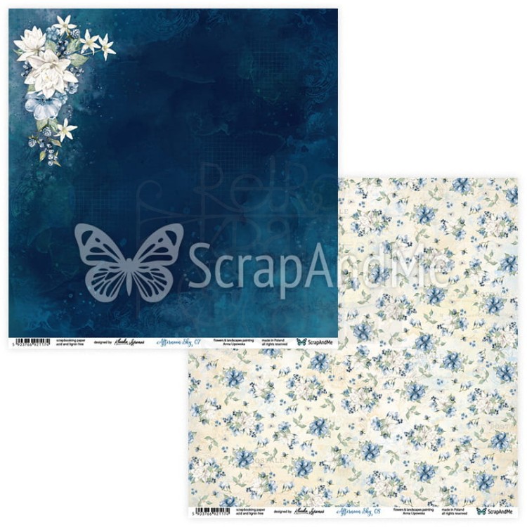 Papier 30x30 Afternoon Sky 07/08 AS-07/08 ScrapAndMe