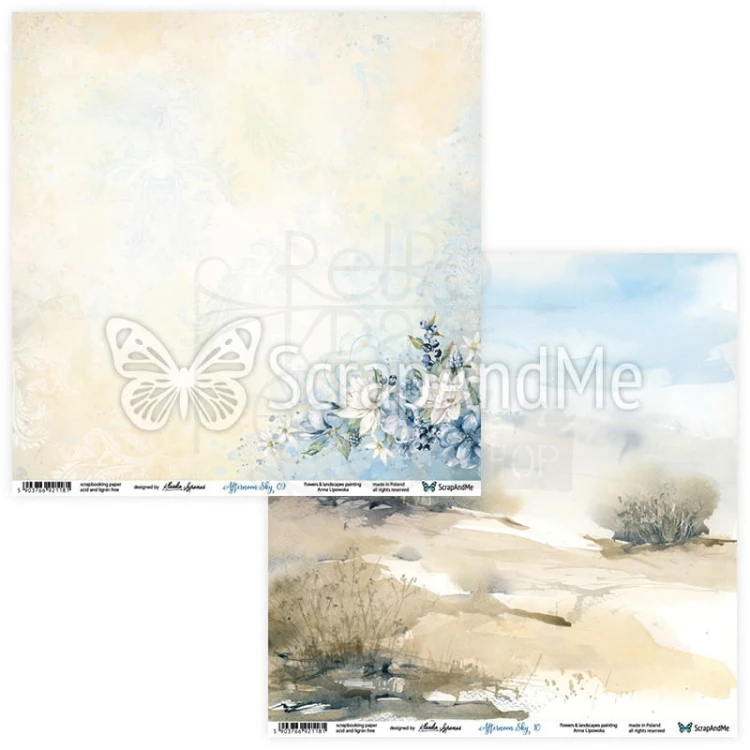Papier 30x30 Afternoon Sky 09/10 AS-09/10 ScrapAndMe