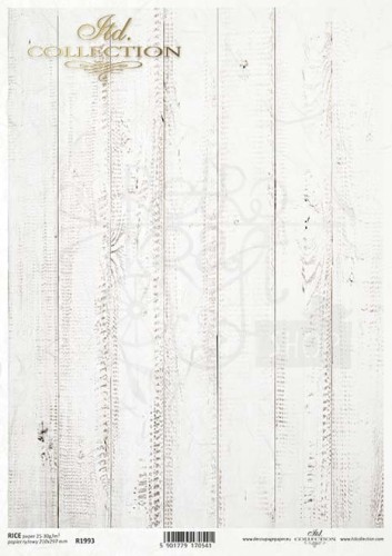 Papier ryżowy A4 deski wybielone pionowe R1993 ITD Collection