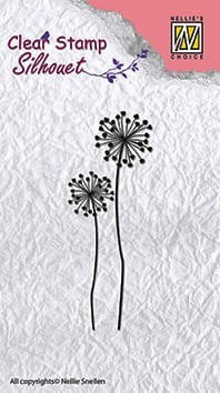 Stempel akrylowy Kwiat 9 SIL015 Nellie's Choice