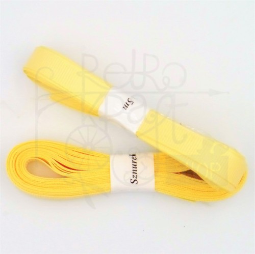 Tasiemka rypsowa 10mm kremowa 5m 2