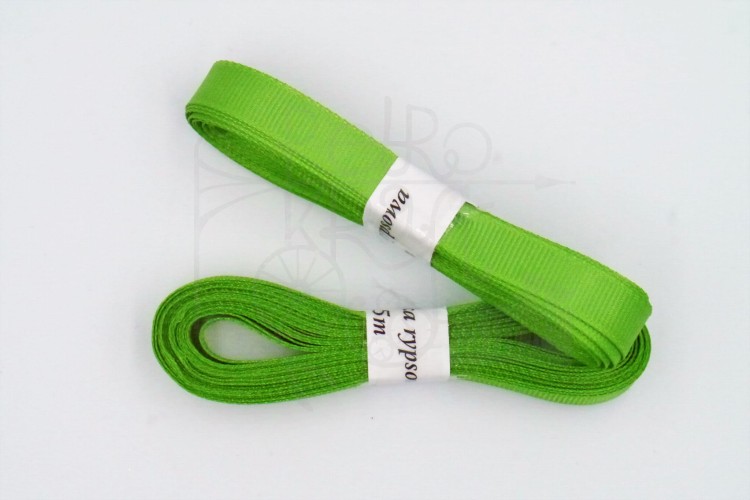 Tasiemka rypsowa 10mm zielona 5m 2