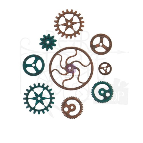 Ozdoba metalowa Mechanicals Grungy Gears 968519 Prima