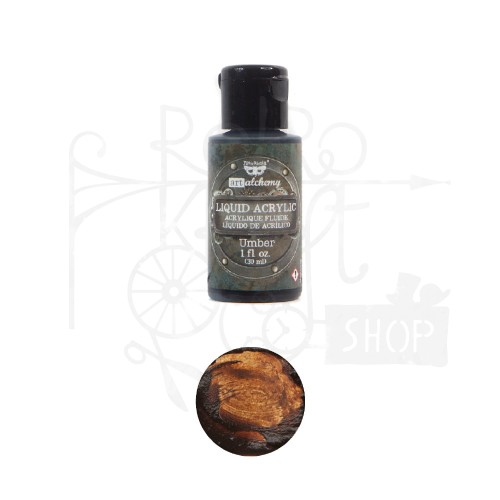 Farba Liquid Acrylic Umber 30ml Finnabair 967338 Prima 1