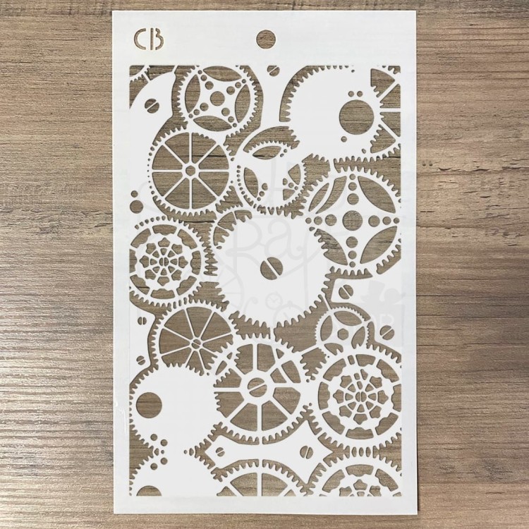 Szablon maska 12x20 trybiki zębatki MSB029 Ciao Bella 3