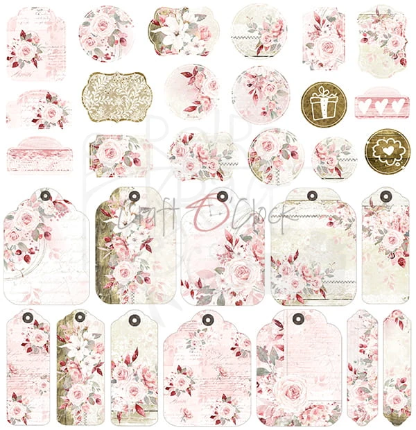 Zestaw papierów 30x30 A Cordial Invitation CC-C45-CI-07 Craft O'Clock 9