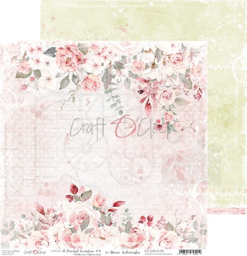 Papier 30x30 A Cordial Invitation 03 CC-C45-CI-03 Craft O'Clock