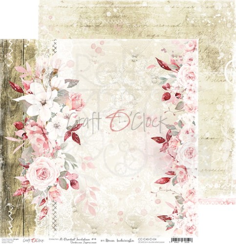 Papier 30x30 A Cordial Invitation 04 CC-C45-CI-04 Craft O'Clock