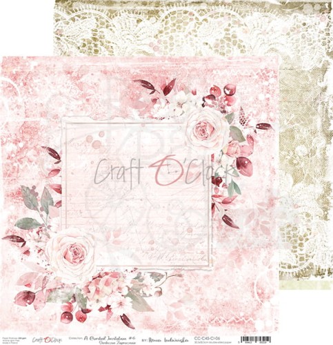 Papier 30x30 A Cordial Invitation 06 CC-C45-CI-06 Craft O'Clock