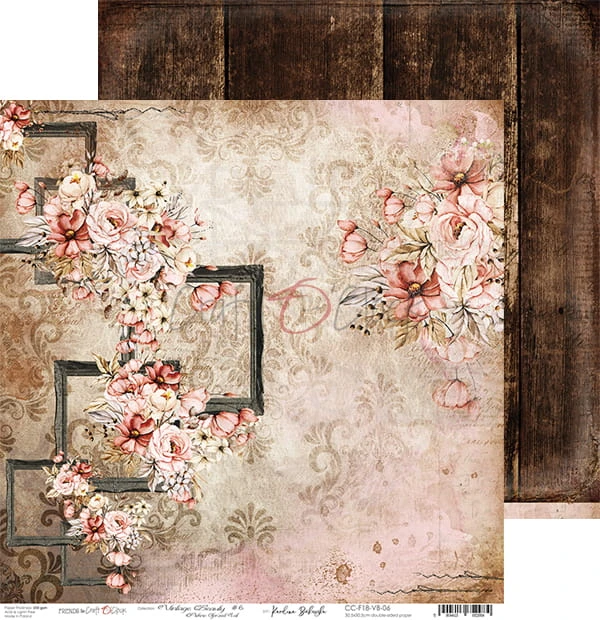 Zestaw papierów 30x30 Vintage Beauty CC-F18-VB-07 Craft O'Clock 7