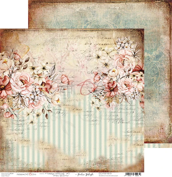 Papier 30x30 Vintage Beauty 01 CC-F18-VB-01 Craft O'Clock
