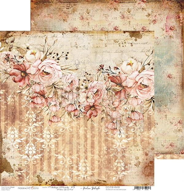 Papier 30x30 Vintage Beauty 03 CC-F18-VB-03 Craft O'Clock