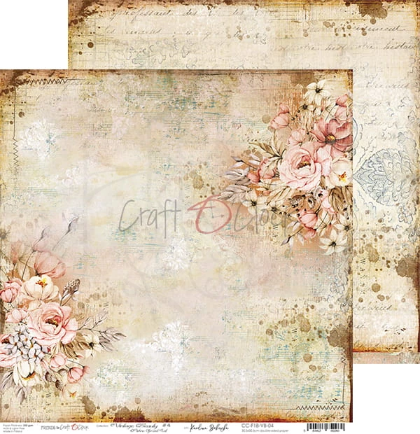 Papier 30x30 Vintage Beauty 04 CC-F18-VB-04 Craft O'Clock