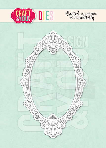 Wykrojnik Oval Frame Owalna ramka CW170 Craft &amp; You Design