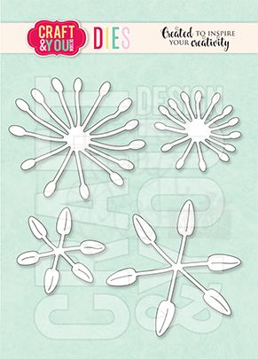Wykrojnik Flower Stamen 1 Pręciki zestaw 1 CW172 Craft &amp; You Design