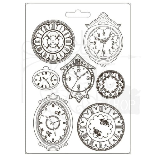 Foremka A4 Garden of Promises Clocks Zegary K3PTA4536 Stamperia