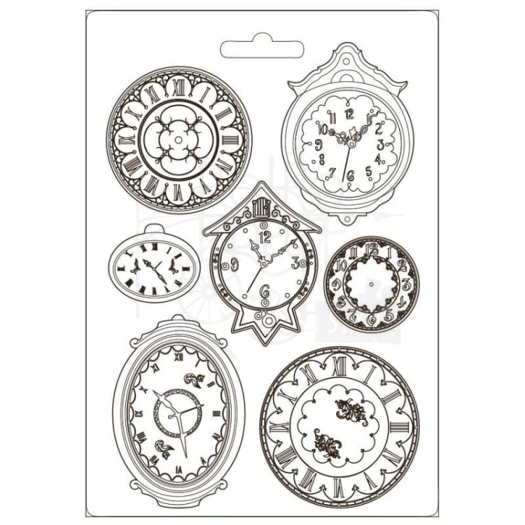 Foremka A4 Garden of Promises Clocks Zegary K3PTA4536 Stamperia