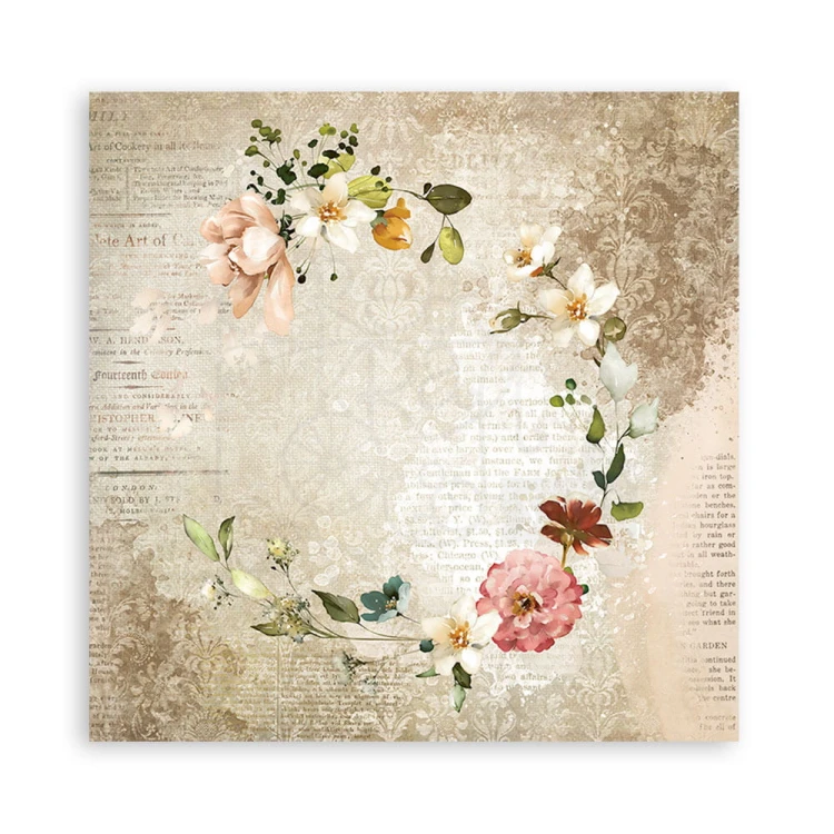Zestaw papierów 20x20 Garden of Promises SBBS59 Stamperia 17