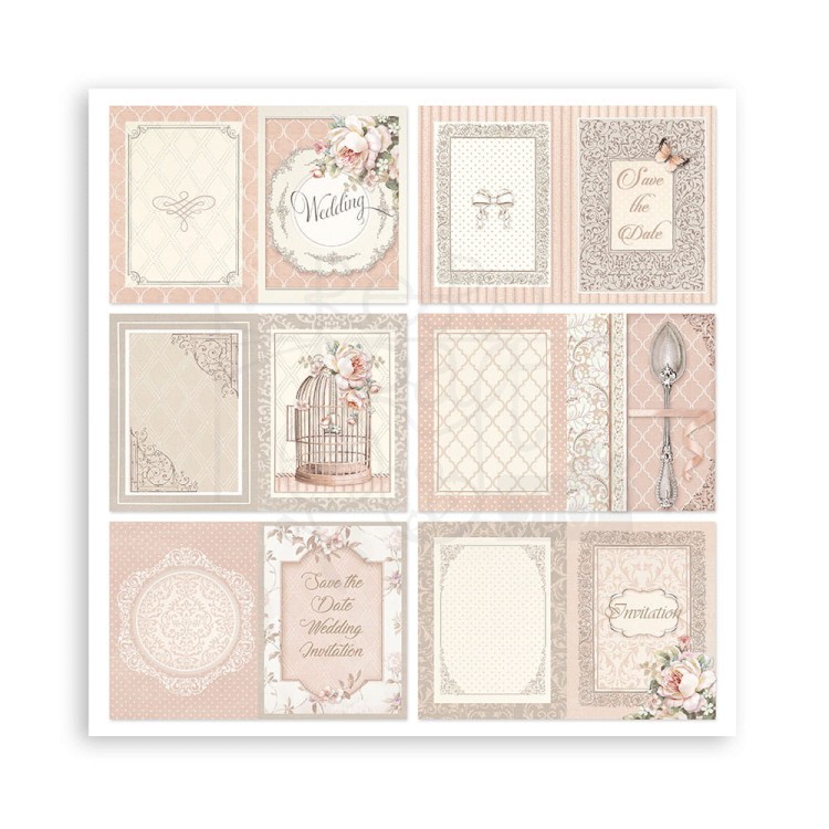 Zestaw papierów 20x20 You and Me SBBS60 Stamperia 31