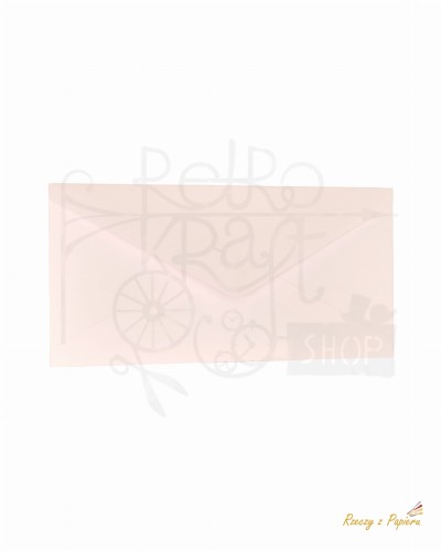 Koperta - różowa DL Rzeczy z Papieru