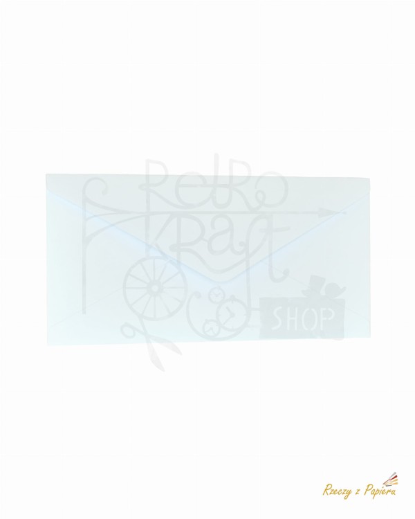 Koperta - błękitna DL Rzeczy z Papieru