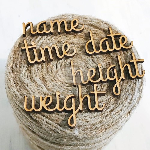 Baby metrics - name, time, date, height, weight - napisy HDF Artistiko
