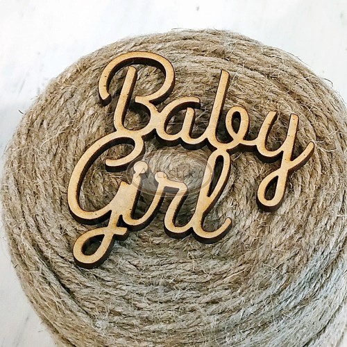 Baby Girl - napis HDF Artistiko