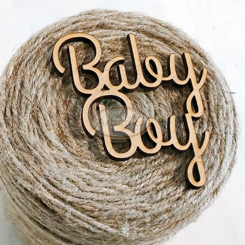 Baby Boy - napis HDF Artistiko