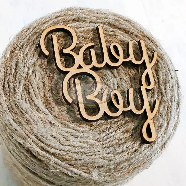 Baby Boy - napis HDF Artistiko