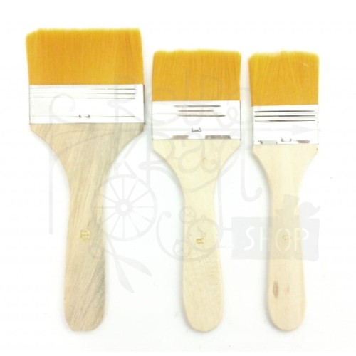 Pędzle szerokie 3szt nylon 5934 Pentart
