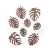 Ozdoba metalowa Mechanicals Rusty Monstera Liślie monstery 8szt 968540 Finnabair Prima